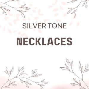 CLOSET DIVIDER Necklaces Silver Tone